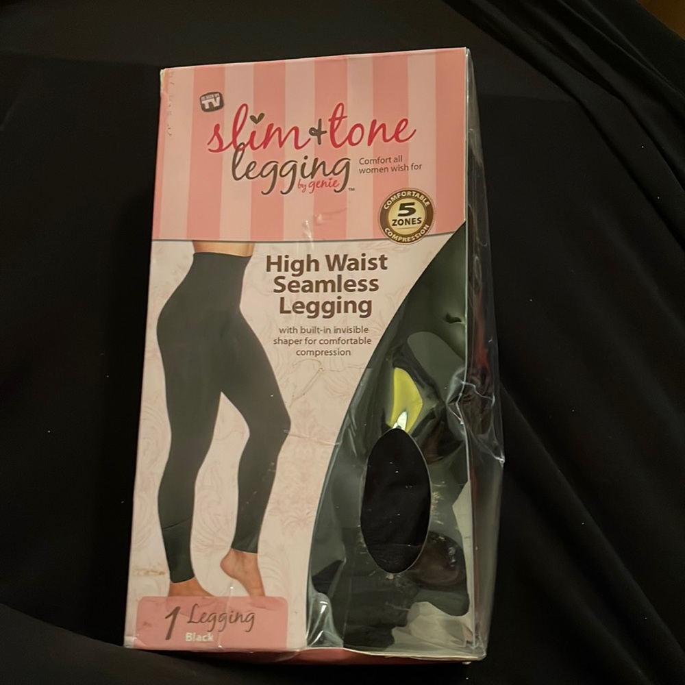 Genie black small high waist seamless leggings